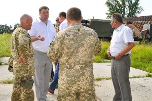 На Сумщину прибыл из зоны АТО 41 отдельный мотопехотный батальон