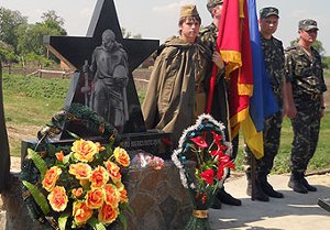 В Ахтырском районе перезахоронили останки солдат