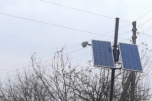 Альтернативная энергетика: на Сумщине установлены солнечные батареи для уличного освещения