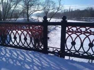 В Сумах повредили Харьковский мост