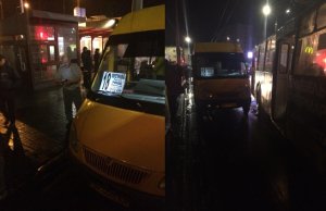На выходных в Сумах подрались водители троллейбуса и маршрутки