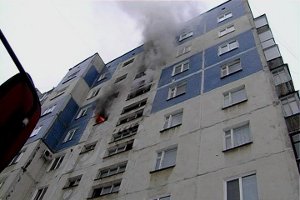 В Сумах спасено 2 человека во время ликвидации пожара в многоэтажке