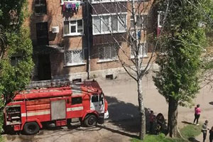 На Курском проспекте горело общежитие