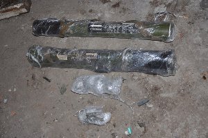 В Сумах найдены спрятанные 2 гранатомета и 4 гранаты