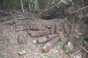 На Сумщине обнаружен схрон с боеприпасами на месте бывшей немецкой воинской части