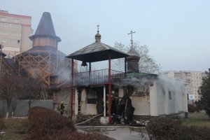В Сумах произошел пожар в воскресной школе при церкви св. Сергия Радонежского УПЦ МП