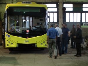 КП «Электроавтотранс» наконец получило первый троллейбус от ООО «СП «Яникс»
