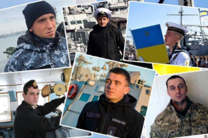 Пленным украинским морякам выделят по 100 тыс. гривен