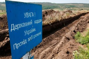 Сумщина уже вырыла на украинско-российской границе 46 км противотанкового рва
