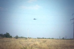 Воздушная разведка России: около Сумщины летает военный вертолет Ми-8