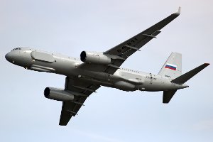 Вдоль государственной границы в районе Сумщины летал российский самолет-разведчик