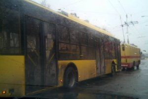 Сумской активист зафиксировал поломку нового троллейбуса «Богдан»