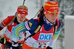 Биатлонистка с Сумщины Вита Семеренко стала 4-й в сегодняшнем спринте в Хохфильцене