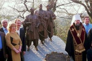 Попов в Вене открыл бронзовый памятник украинским казакам