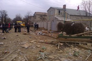 В Новой Каховке взорвался частный дом