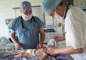 В Кировограде младенцу во время операции сожгли лицо 