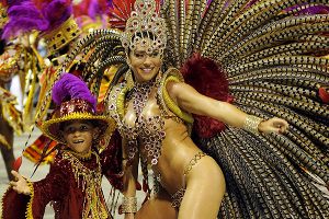 Карнавал самбы в Рио-де-Жанейро
