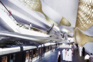 В метро Эр-Рияда появится станция из золота