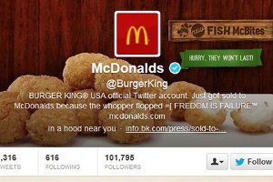 Твиттер Burger King взломали от имени «McDonalds»