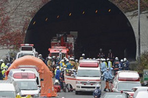 Названа предполагаемая причина обрушения туннеля в Японии