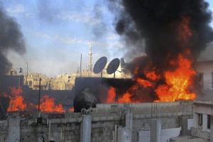 Войска Асада бомбят пригород сирийской столицы