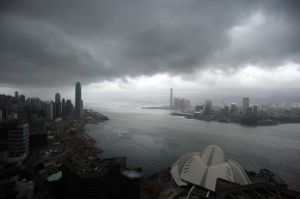 В Гонконге прошел мощный ураган 