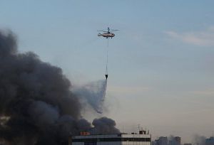 В Москве произошел масштабный пожар