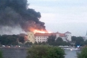 В официальной резиденции латвийского президента случился пожар