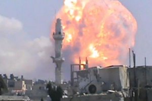 В сирийском Хомсе произошел сильный взрыв, есть жертвы