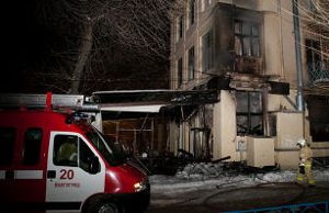 Пожар в волгоградском кафе