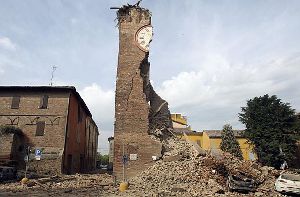 Италия пострадала от землетрясения