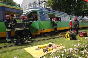 В Польше столкнулись три трамвая