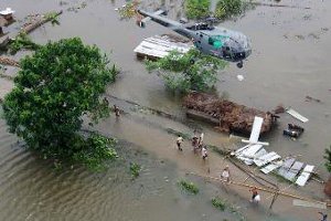 В Индии от наводнения пострадали 2 млн людей