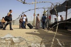 Египетские полицейские заблокировали доступ в сектор Газа