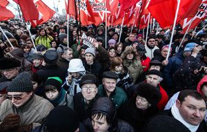 Протесты в России закончились арестами