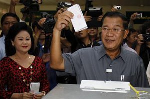 Оппозиция отказалась признать результаты выборов в Камбодже