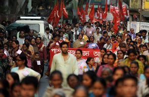 В Индии проходит забастовка рабочих