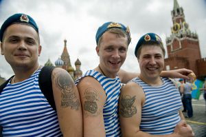 Десантники России празднуют день ВДВ