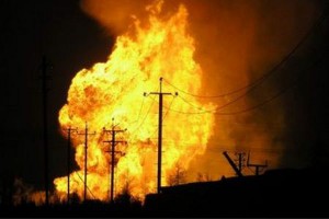 Взрыв на газопроводе в Турции