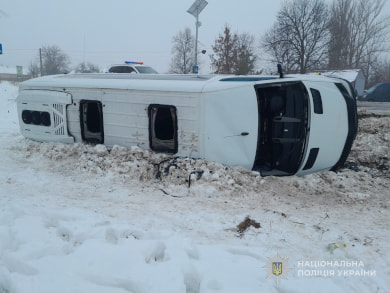 На Роменщині сталася ДТП з вісьмома травмованими