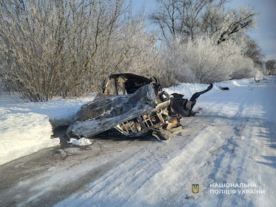 Поліцейські шість годин евакуювали тіла загиблих внаслідок ворожого удару в Зноб-Новгородській громаді