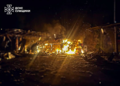 Внаслідок масованої атаки ударними БпЛА постраждала будівля педагогічного університету