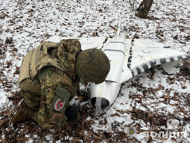 Поліцейські вибухотехніки знешкодили черговий ворожий безпілотник