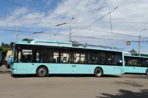 По городу Сумы уже курсируют новые троллейбусы