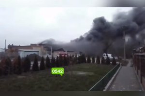 В Сумах пожар на складах возле «Роны»