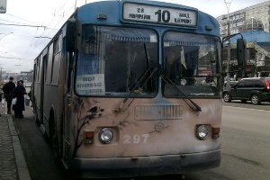 В Сумах началась забастовка троллейбусников