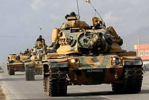 Турецкие танки вошли на территорию Ирака